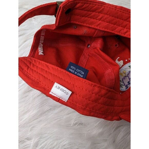 Disney Vacation‎ Club Red Hat Cap Adjustable w Embroidery - Picture 4 of 4